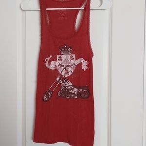 harley Davidson/ Victorias Secret red tank top  Small
